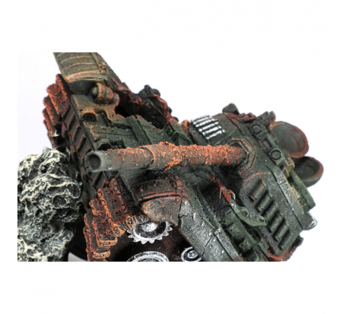 Aqua Della Aquariendekoration - Panzer - S - 16x10,5x10,3 cm