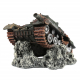 Aqua Della Aquariendekoration - Panzer - S - 16x10,5x10,3 cm