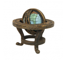 Aqua Della Aquariendekoration - Steampunk Globus