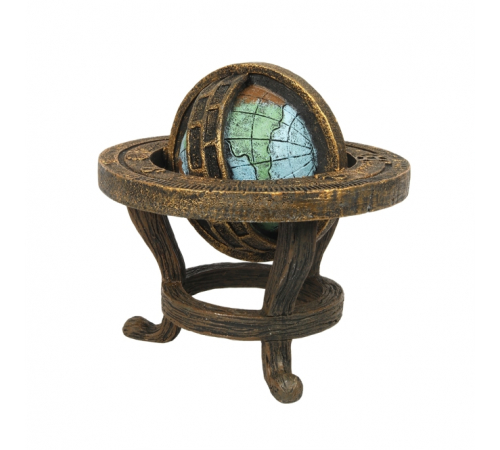 Aqua Della Aquariendekoration - Steampunk Globus