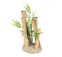 Aqua Della Aquariendekoration - Bambusornament - S - 8x6,5x13,5 cm
