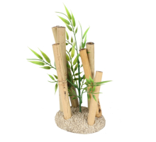 Aqua Della Aquariendekoration - Bambusornament - S - 8x6,5x13,5 cm