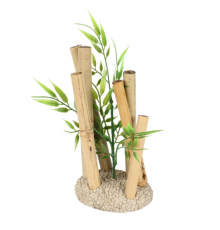 Aqua Della Aquariendekoration - Bambusornament - S - 8x6,5x13,5 cm