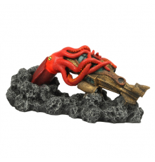 Aqua Della Aquariendekoration - Steampunk Krake - L - 25,5x10,5x11 cm
