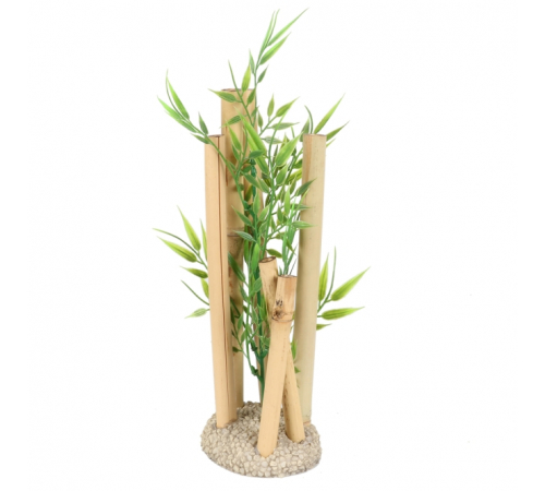 Aqua Della Aquariendekoration - Bambusornament - M - 10,5x8,5x19 cm
