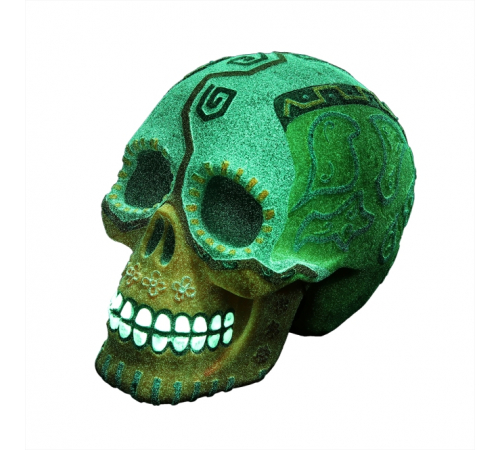 Aqua Della Aquariendekoration - Dia de los Muertos Totenkopf 3