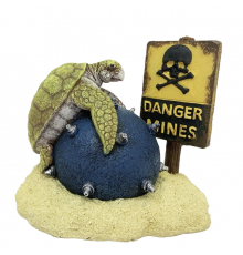 Aqua Della Aquariendekoration - Schildkröte mit Mine