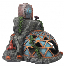 Aqua Della Aquariendekoration - Steampunk Basis Action Air - S - 16,2x13,7x14,4 cm