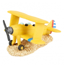 Aqua Della Aquariendekoration - Flugzeug Doppeldecker