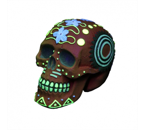 Aqua Della Aquariendekoration - Dia de los Muertos Totenkopf 1
