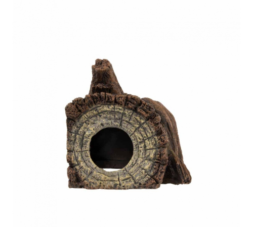 Aqua Della Aquariendekoration - Zucht-Höhle Baum - Braun - S - 14x8,5x9 cm