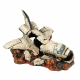 Aqua Della Aquariendekoration - Raumschiff - S - 16,7x13,4x13 cm