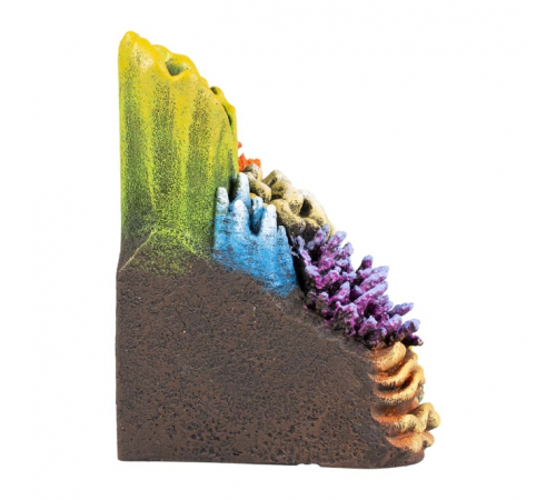 Aqua Della Aquariendekoration - Korallenhöhle Ecke - S - 19x14x18 cm