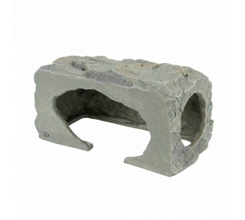 Aqua Della Aquariendekoration - Zucht-Höhle Felsen - Grau - S - 15x7x7 cm