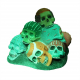 Aqua Della Aquariendekoration - Dia de los Muertos Totenkopfhaufen