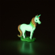 Aqua Della Aquariendekoration - leuchtendes Einhorn