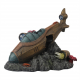 Aqua Della Aquariendekoration - Steampunk versunkenes U-Boot - L - 28,8x17,5x25,8 cm