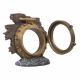 Aqua Della Aquariendekoration - Steampunk Bullauge - S - 9,2x5,3x8,5 cm