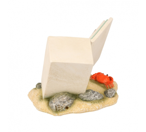 Aqua Della Aquariendekoration - leuchtender Kühlschrank