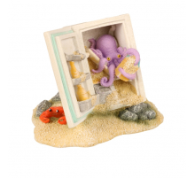 Aqua Della Aquariendekoration - leuchtender Kühlschrank