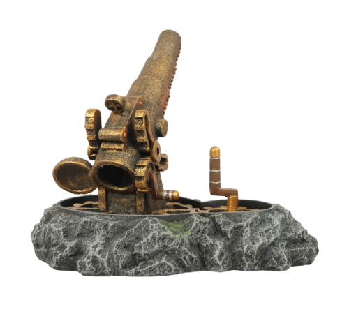 Aqua Della Aquariendekoration - Steampunk Canon Action Air