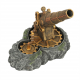 Aqua Della Aquariendekoration - Steampunk Canon Action Air