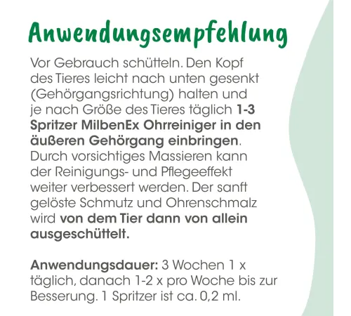 Repellent - cdVet MilbenEx Ohrreiniger 20 ml