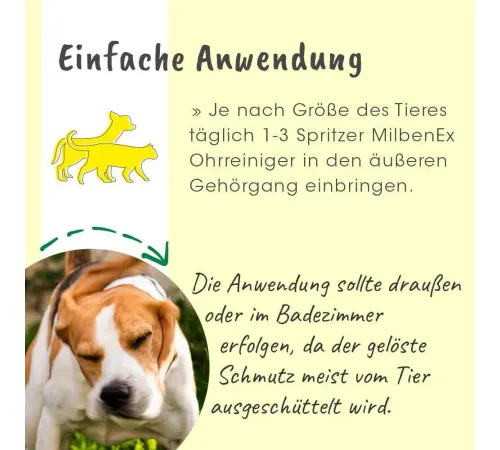 Repellent - cdVet MilbenEx Ohrreiniger 20 ml