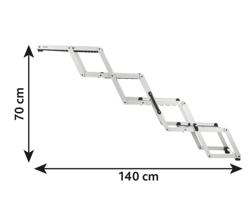 Trixie 4-stufige Falt-Treppe