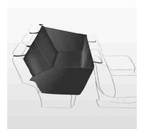 Trixie Auto-Schondecke mit Seitenteilen - 1,50 x 1,35m