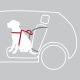 Trixie Auto-Sicherheitsgeschirr Dog Protect - S-M: 40-55 cm
