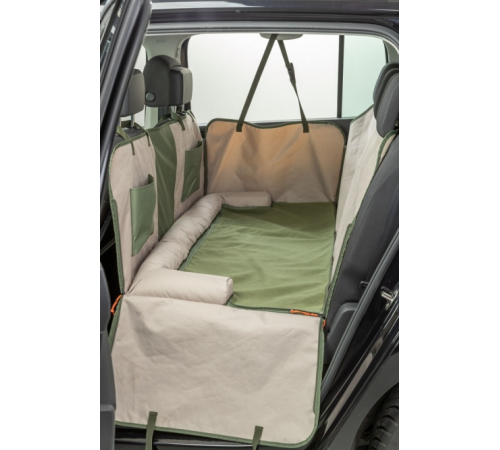 Trixie Auto-Schondecke - olivgrün/beige