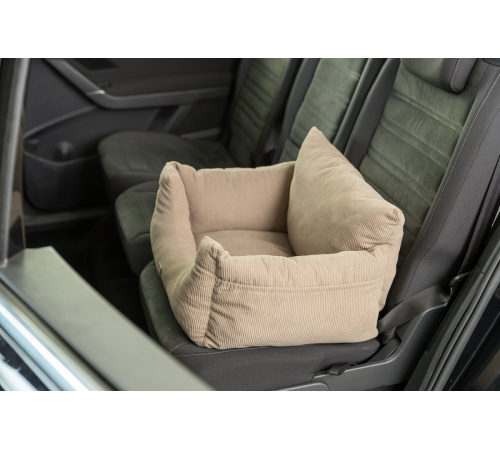 Trixie Autositz für kleine Hunde - taupe