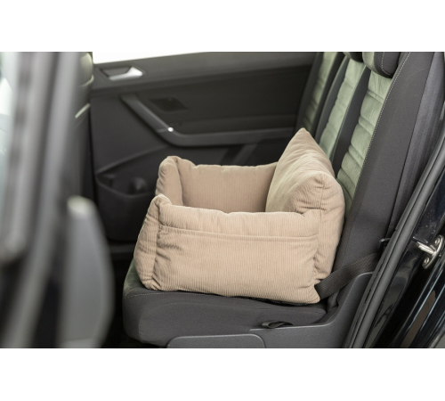 Trixie Autositz für kleine Hunde - taupe