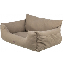Trixie Autositz doppelt - taupe