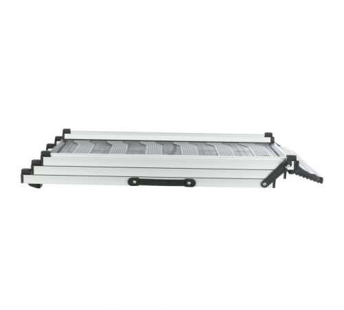 Trixie 3-fach Teleskop-Rampe, Aluminium/TPR