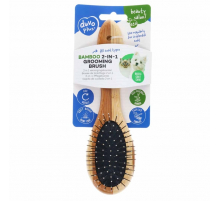 Duvoplus Bamboo 2-in-1 Pflegebürste - 20x6cm
