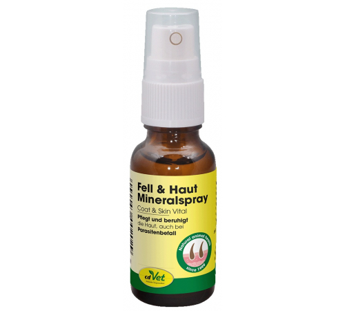 Natürliches Fellpflegemittel - cdVet Fell & Haut Mineralspray 20 ml