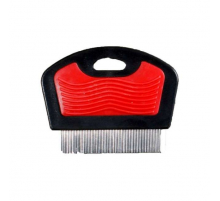 Karlie Flamingo Professional Flohkamm Rot, Schwarz