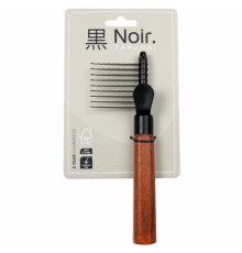 EBI Noir Japandi Entfilzungskamm - L - 19,5 x 6,5 x 2,5cm
