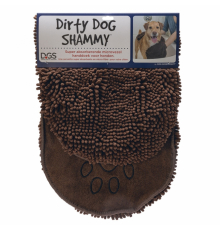 DGS Dirty Dog Shammy Handtuch - Braun