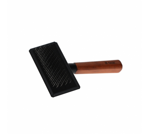 EBI Noir Japandi Slicker-Bürste - L - 18,5 x 11,5 x 3cm