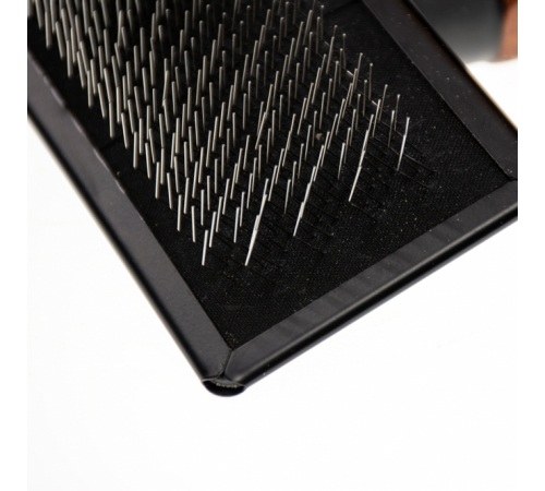 EBI Noir Japandi Slicker-Bürste - L - 18,5 x 11,5 x 3cm
