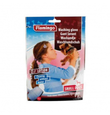 Karlie Flamingo Waschhandschuh mit Lotion für Hunde - Für kleine Hunde