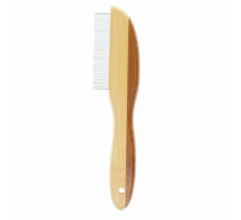 Duvoplus Bamboo Flohkamm für Hunde und Katzen