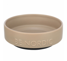 Trixie BE NORDIC Keramiknapf für Hunde - taupe/0,5l