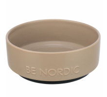 Trixie BE NORDIC Keramiknapf für Hunde - taupe/1,2l