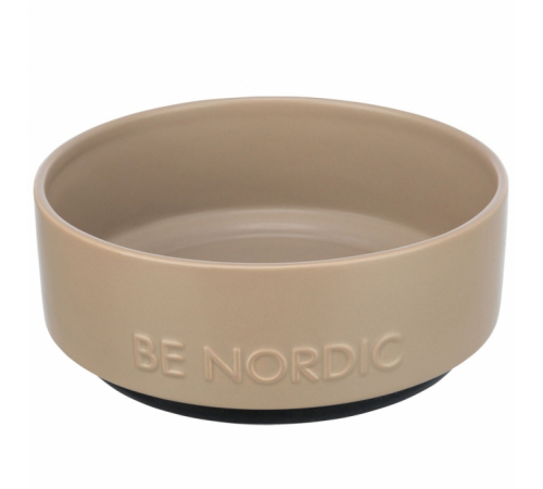 Trixie BE NORDIC Keramiknapf für Hunde - taupe/1,2l