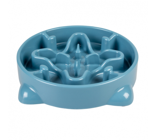 Duvoplus Anti-Schlingnapf - petrolblau - 700ml / 25,5x25,5x5cm