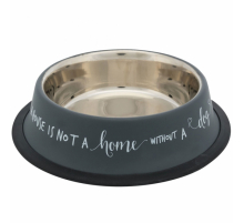 Trixie Edelstahlnapf Home für Hunde - 0,7 l/ø 21 cm